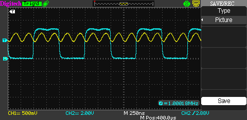 Waveform from AVR PWM